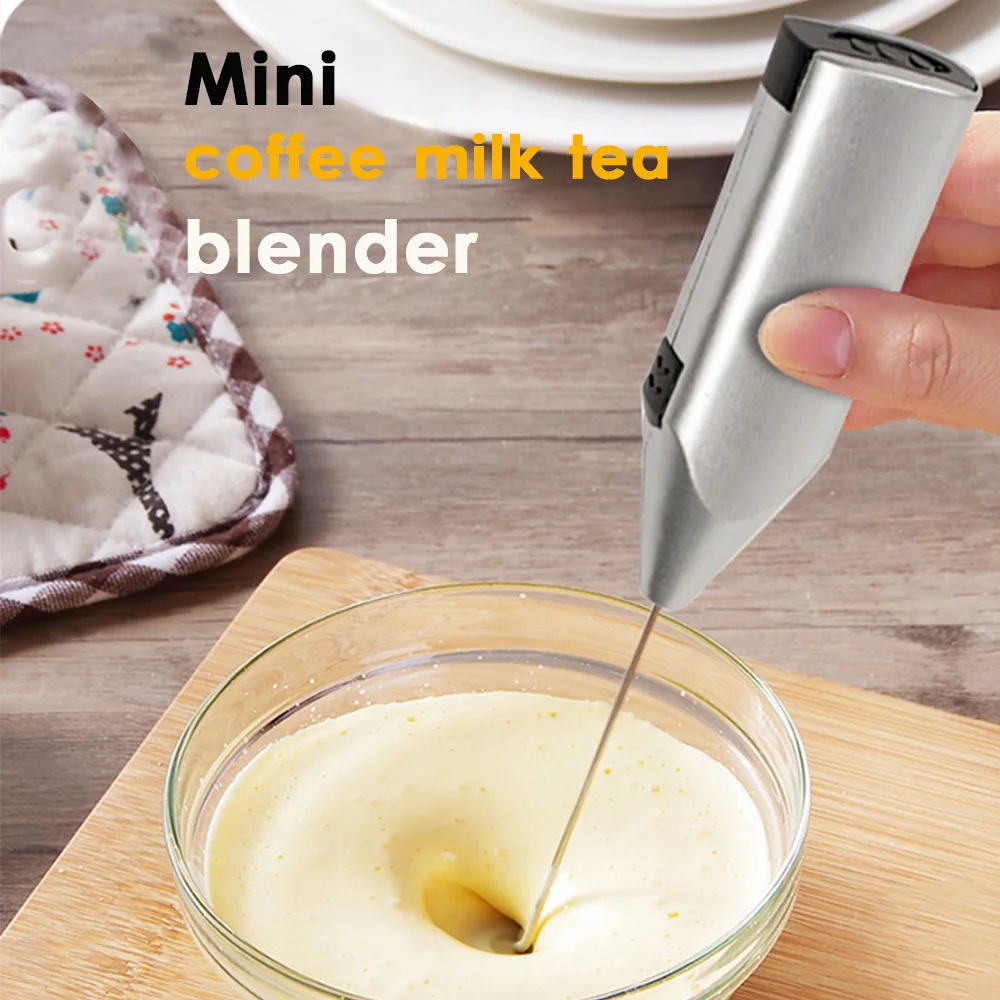 Stainless Steel Electric Handheld Milk Frother Foamer Mixer Coffee Egg White Latte Stirrer
Stainless Steel Electric Handheld Milk Frother Foamer Mixer Coffee Egg White Latte Stirrer