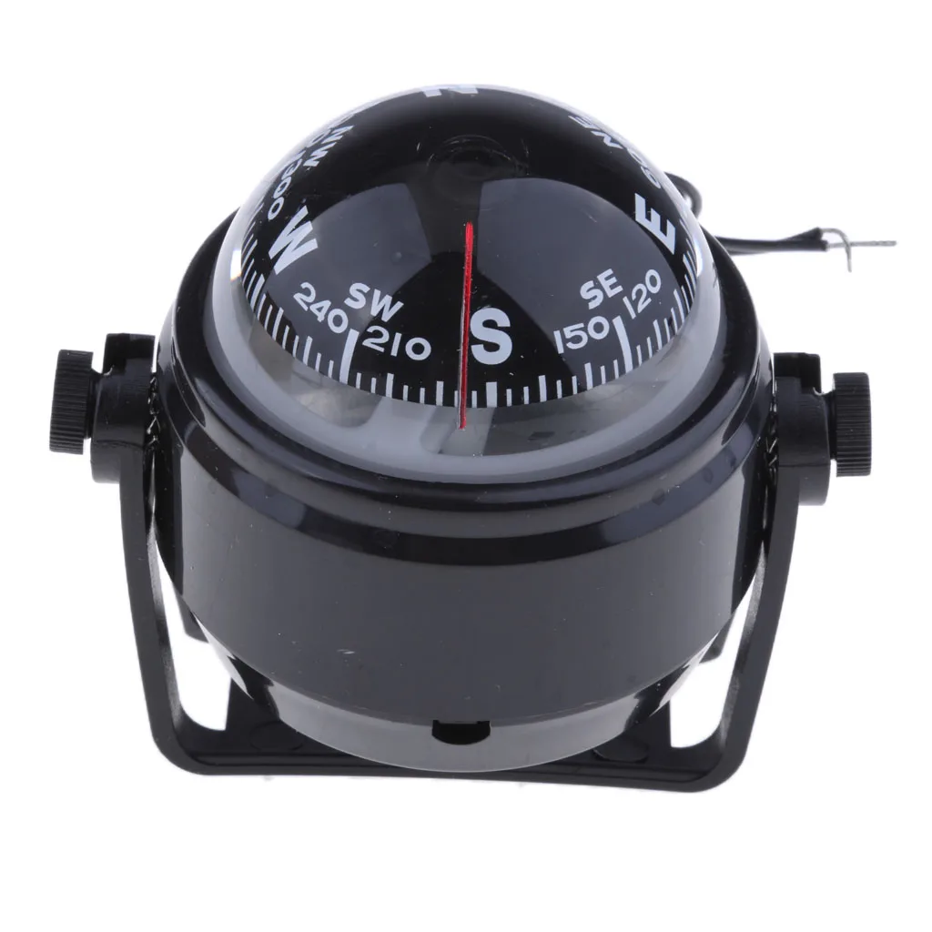 Vehicle Auto Car Boat Truck Navigation Guide Digital Ball Shaped Compass - Black
Vehicle Auto Car Boat Truck Navigation Guide Digital Ball Shaped Compass - Black