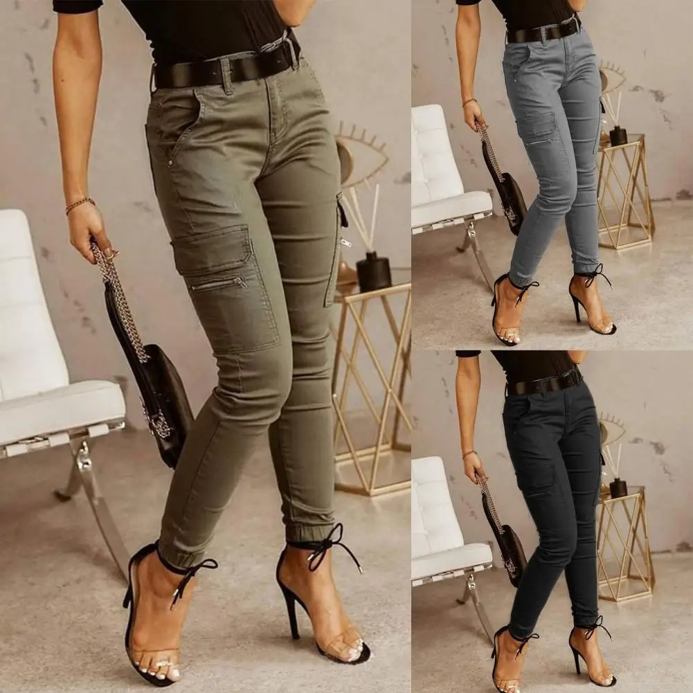 Cargo Pants Women High Waist Spring Autumn Pocket Slim Sweatpants Fashion Streetwear Long Overalls Pant Elastics Trousers
Cargo Pants Women High Waist Spring Autumn Pocket Slim Sweatpants Fashion Streetwear Long Overalls Pant Elastics Trousers
