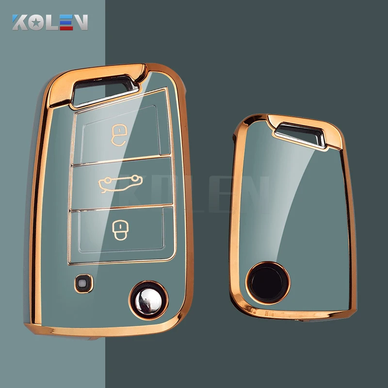 TPU Car Key Case Cover Holder Shell For VW Volkswagen Golf 7 MK7 Tiguan MK2 For Seat Ateca Leon FR 2 Ibiza Skoda Octavia Kodiaq
TPU Car Key Case Cover Holder Shell For VW Volkswagen Golf 7 MK7 Tiguan MK2 For Seat Ateca Leon FR 2 Ibiza Skoda Octavia Kodiaq