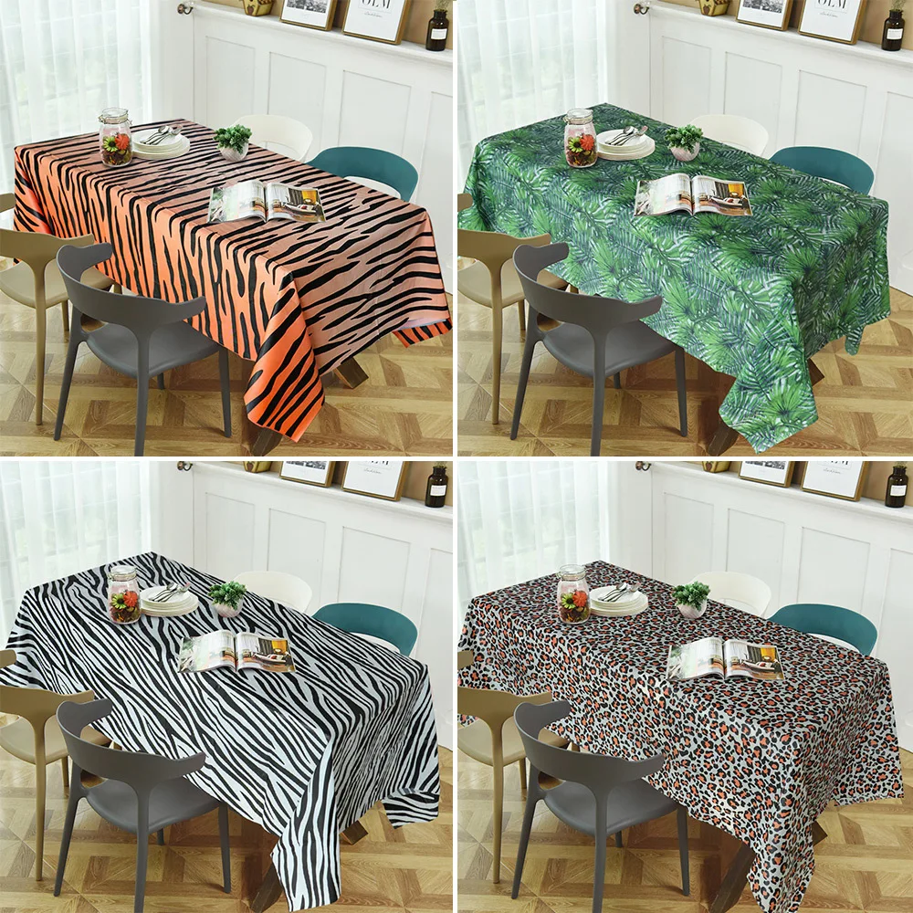 1pcs Jungle Safari Zoo Animal Disposable Tablecloth Birthday Animal Party Table Cover Print Leopard Tiger Baby Shower Decoration
1pcs Jungle Safari Zoo Animal Disposable Tablecloth Birthday Animal Party Table Cover Print Leopard Tiger Baby Shower Decoration