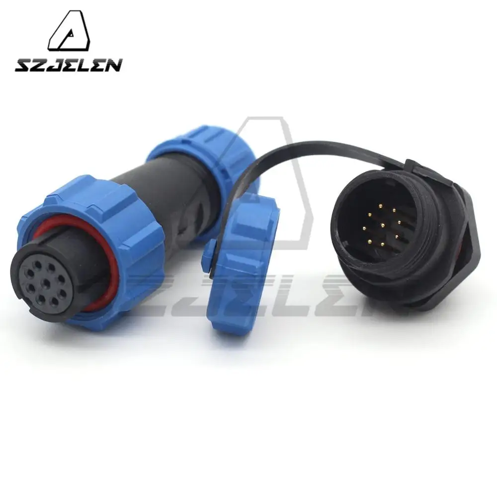 SP13 9 pin cable connectors wire connectors, male female wire connector,IP68, Industrial Power Cable Wire Conne
SP13 9 pin cable connectors wire connectors, male female wire connector,IP68, Industrial Power Cable Wire Conne