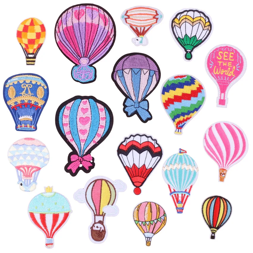 17pcs Cartoon Hot Air Balloon Embroidery Cloth Stickers Colorful Balloon Patch Cute Clothes Embroidered DIY Clothes Patchwork
17pcs Cartoon Hot Air Balloon Embroidery Cloth Stickers Colorful Balloon Patch Cute Clothes Embroidered DIY Clothes Patchwork