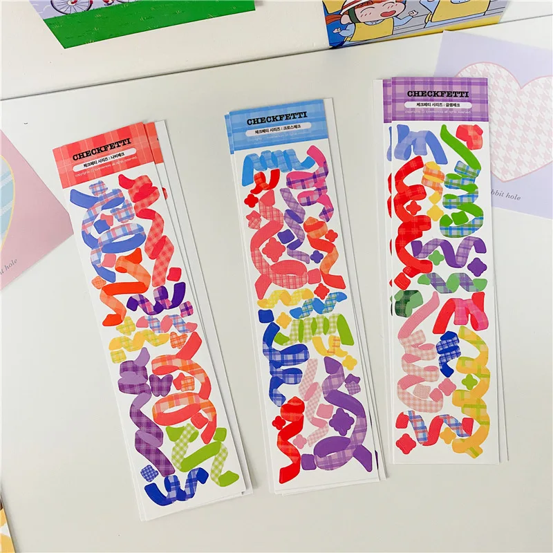 Kawaii Plaid Ribbon Sticker DIY Scrapbooking journal Star Chase Album Planner Gift Decoration Sticker
Kawaii Plaid Ribbon Sticker DIY Scrapbooking journal Star Chase Album Planner Gift Decoration Sticker