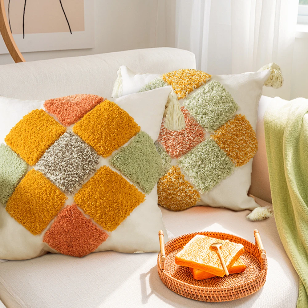 Tassels Cushion Cover Decorative Boho Macrame Pillowcase Bedside Living Room Sofa Pillow Cover Home Decor 45x45cm/30x50cm
Tassels Cushion Cover Decorative Boho Macrame Pillowcase Bedside Living Room Sofa Pillow Cover Home Decor 45x45cm/30x50cm