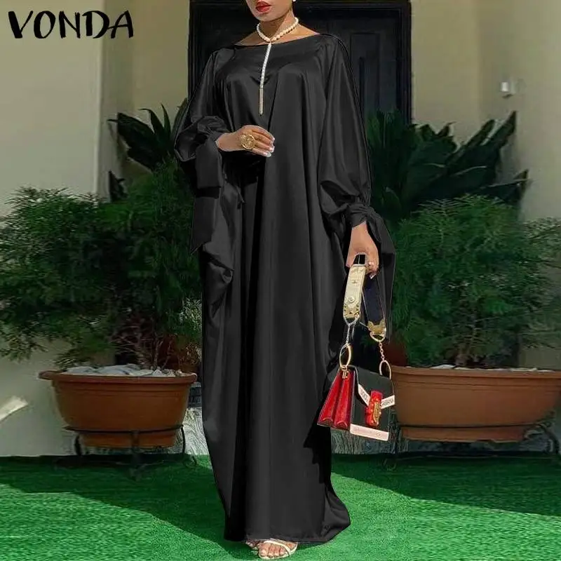 VONDA Women Dress Ladies Casual Long Sleeve Maxi Solid Kaftan Dresses Bohemian Vestidos Sundresss Elegant Robe
VONDA Women Dress Ladies Casual Long Sleeve Maxi Solid Kaftan Dresses Bohemian Vestidos Sundresss Elegant Robe