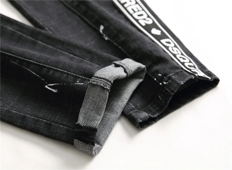 Black Jeans for Men Young Men Luxury Designer Casual Ripped Mid Waist Straight Denim Pants High Quality Slim Fit Streetwear
Black Jeans for Men Young Men Luxury Designer Casual Ripped Mid Waist Straight Denim Pants High Quality Slim Fit Streetwear