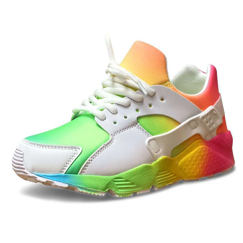 2020 Fashion Women Rainbow Sneakers Mesh Breathable Casual Running Shoes Round Toe Lace Up Sports Trainers Walking Footwear
2020 Fashion Women Rainbow Sneakers Mesh Breathable Casual Running Shoes Round Toe Lace Up Sports Trainers Walking Footwear