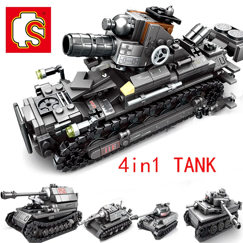Tank 4 in 1 Empire Empires of steel Military Series Weapon Building Blocks Bricks Toy For Children Gift
Tank 4 in 1 Empire Empires of steel Military Series Weapon Building Blocks Bricks Toy For Children Gift