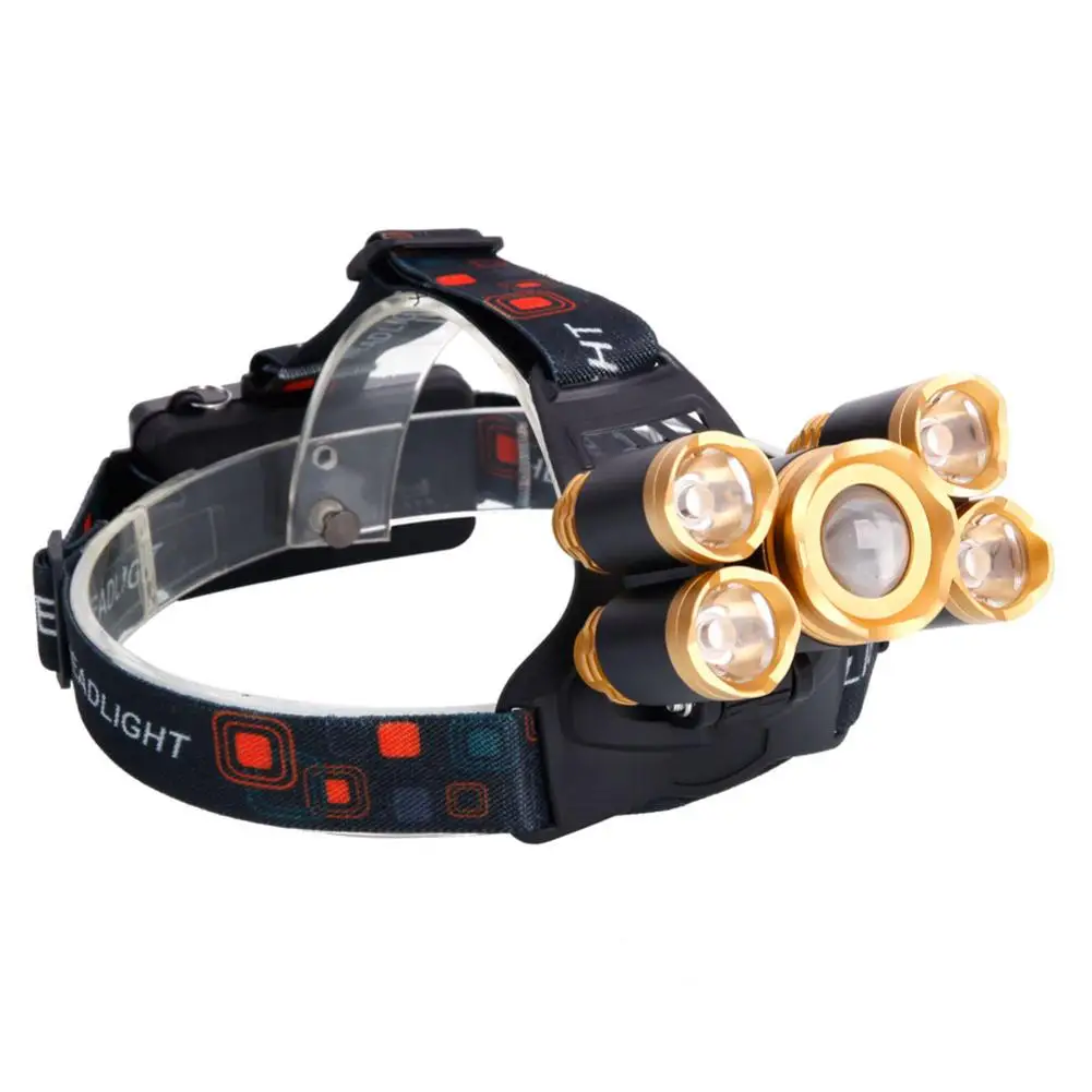 Newest 3.7V 2400LM 5T6 Flexible Zoom Highlight Outdoor Lighting Aircraft Head Headlamp Golden
Newest 3.7V 2400LM 5T6 Flexible Zoom Highlight Outdoor Lighting Aircraft Head Headlamp Golden