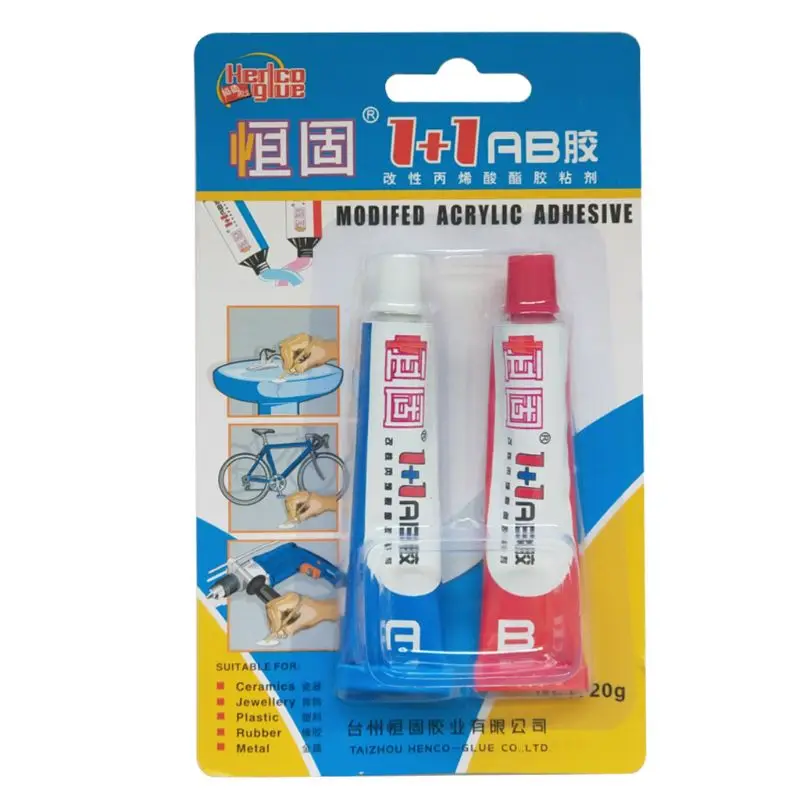 2Pcs Epoxy Resin Adhesive AB Glue For Glass Metal Ceramic Wood Multipurpose Glue
2Pcs Epoxy Resin Adhesive AB Glue For Glass Metal Ceramic Wood Multipurpose Glue