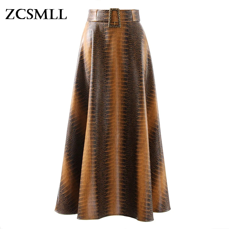 ZCSMLL High Waist Coffee Snake Pattern Thick Long A-line Half-body Skirt Women Fashion Tide New Spring Autumn 2021 TH1016
ZCSMLL High Waist Coffee Snake Pattern Thick Long A-line Half-body Skirt Women Fashion Tide New Spring Autumn 2021 TH1016