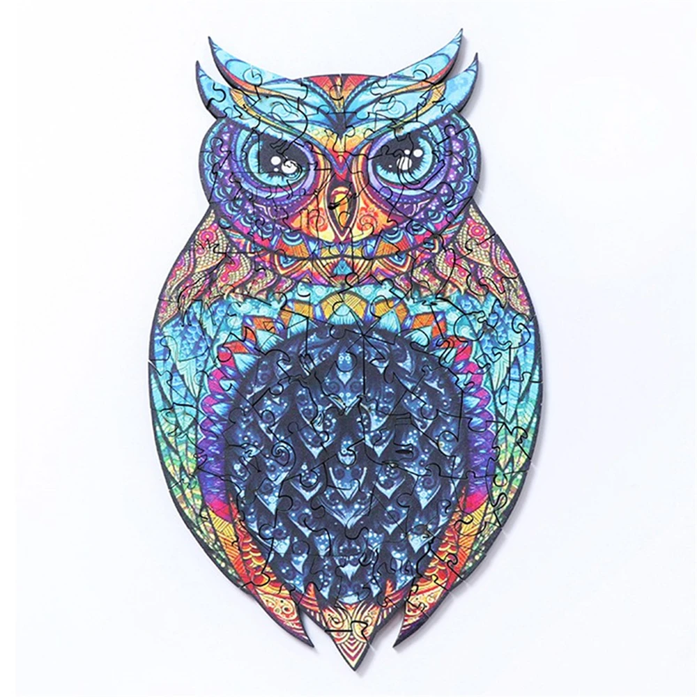 Unique Wooden Animal Jigsaw Puzzles Mysterious Owl 3D Puzzle Gift For Adults Kids Educational Puzzle Fabulous Interactive Gift
Unique Wooden Animal Jigsaw Puzzles Mysterious Owl 3D Puzzle Gift For Adults Kids Educational Puzzle Fabulous Interactive Gift
