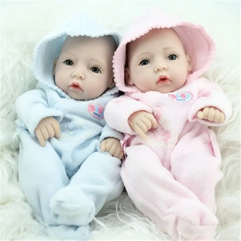 2Pcs Girl&Boy Reborn Baby Dolls Twins 12" Full Body Silicone Gifts Baby Doll Toys Reborn Baby Dolls Full Body Silicone
2Pcs Girl&Boy Reborn Baby Dolls Twins 12" Full Body Silicone Gifts Baby Doll Toys Reborn Baby Dolls Full Body Silicone