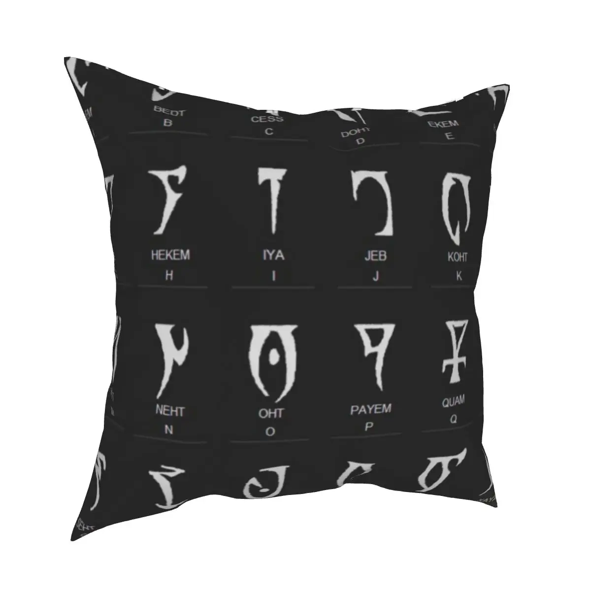 Skyrim Dragon Alphabet Pillowcase Soft Polyester Cushion Cover Decoration Pillow Case Cover Home Zipper 40X40cm
Skyrim Dragon Alphabet Pillowcase Soft Polyester Cushion Cover Decoration Pillow Case Cover Home Zipper 40X40cm