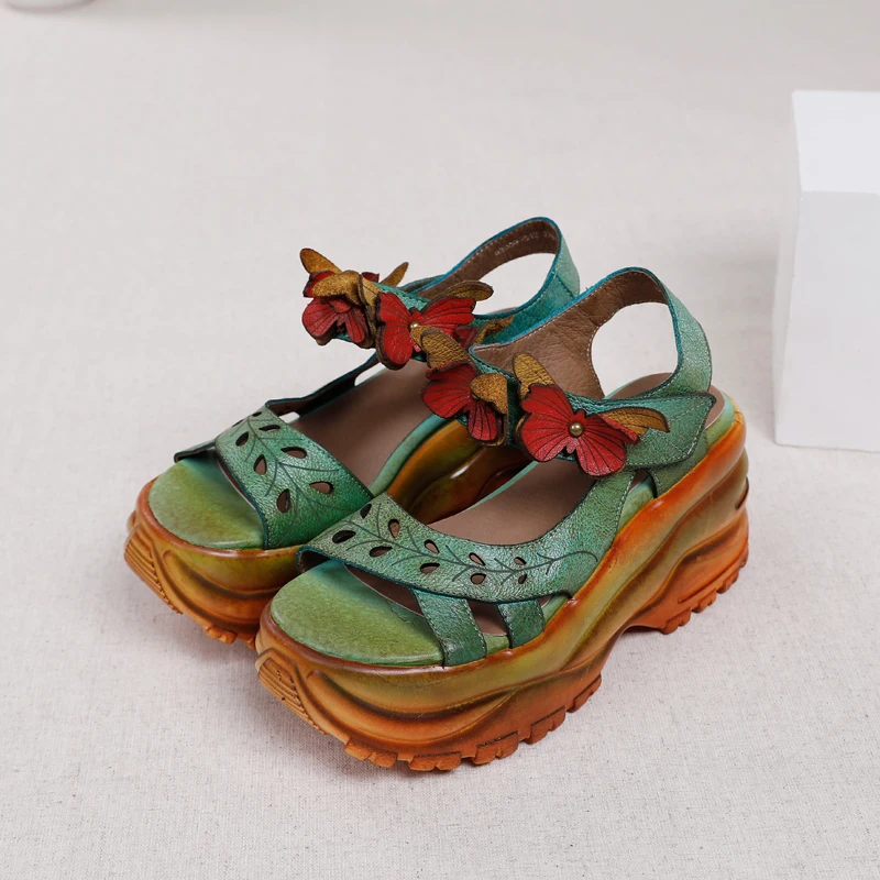 VALLU Original spring/summer 2020 new thick-soled shoes female handmade leather color casual outdoor sandals
VALLU Original spring/summer 2020 new thick-soled shoes female handmade leather color casual outdoor sandals