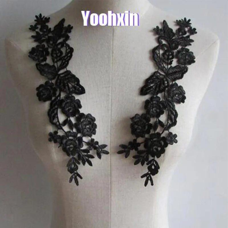 Modern Embroidery black 3D flower lace fabric trim ribbon DIY sewing applique collar cloth dubai wedding fringe guipure decor
Modern Embroidery black 3D flower lace fabric trim ribbon DIY sewing applique collar cloth dubai wedding fringe guipure decor