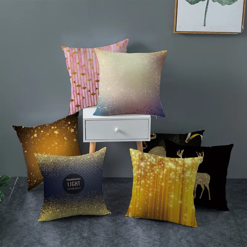 Valentine's Day Cushion Cover Gold Love Heart Pillowcase for Peach Skin Gold Decorative Throw Pillow Covers Funda Cojin 45*45cm
Valentine's Day Cushion Cover Gold Love Heart Pillowcase for Peach Skin Gold Decorative Throw Pillow Covers Funda Cojin 45*45cm