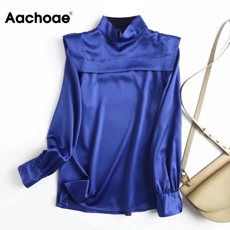 Элегантная однотонная блузка Aachoae, женская модная рубашка с высоким воротником и длинным рукавом, шикарные топы с вырезами на спине, женские...
Элегантная однотонная блузка Aachoae, женская модная рубашка с высоким воротником и длинным рукавом, шикарные топы с вырезами на спине, женские...