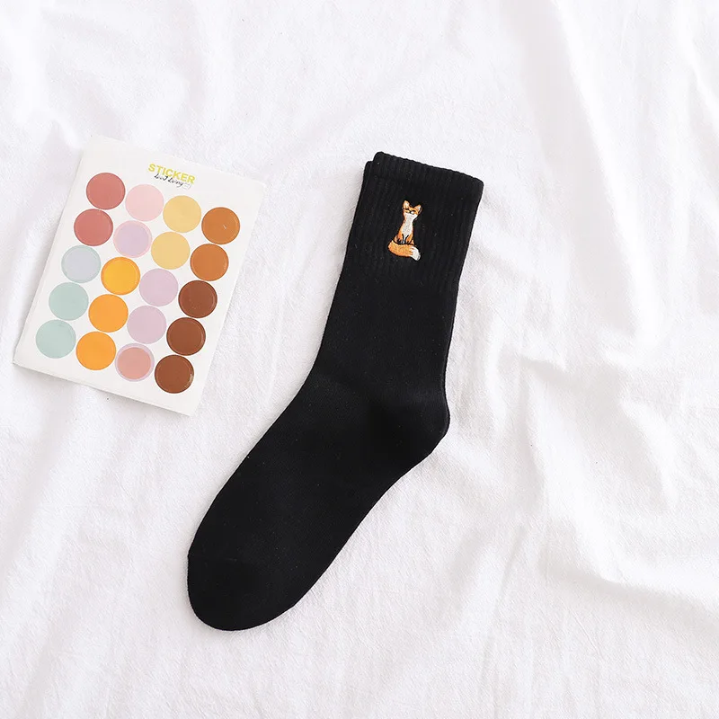 New Ins Happy Socks Women Japanese Fashion Cute Animal Cartoon Fox Printed Funny Sock for Girls White femme chaussettes Dropship
New Ins Happy Socks Women Japanese Fashion Cute Animal Cartoon Fox Printed Funny Sock for Girls White femme chaussettes Dropship
