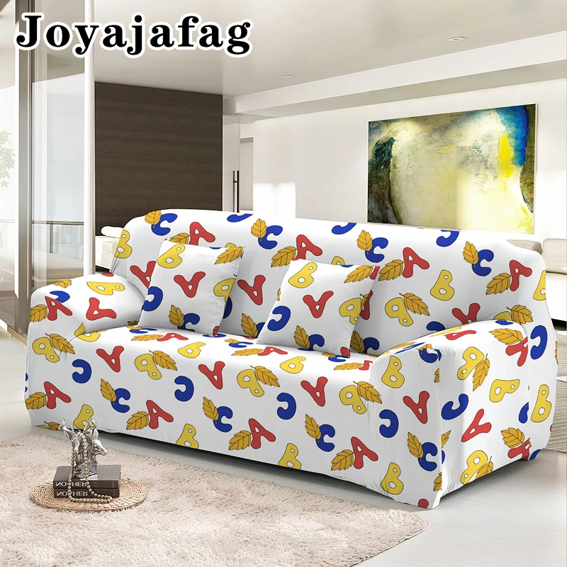 English Alphabet Elastic Sofa Cover Soft Non-slip Stretch 1/2/3/4 Seater Slipcover For Living Room Decor Cute Couch Covers
English Alphabet Elastic Sofa Cover Soft Non-slip Stretch 1/2/3/4 Seater Slipcover For Living Room Decor Cute Couch Covers