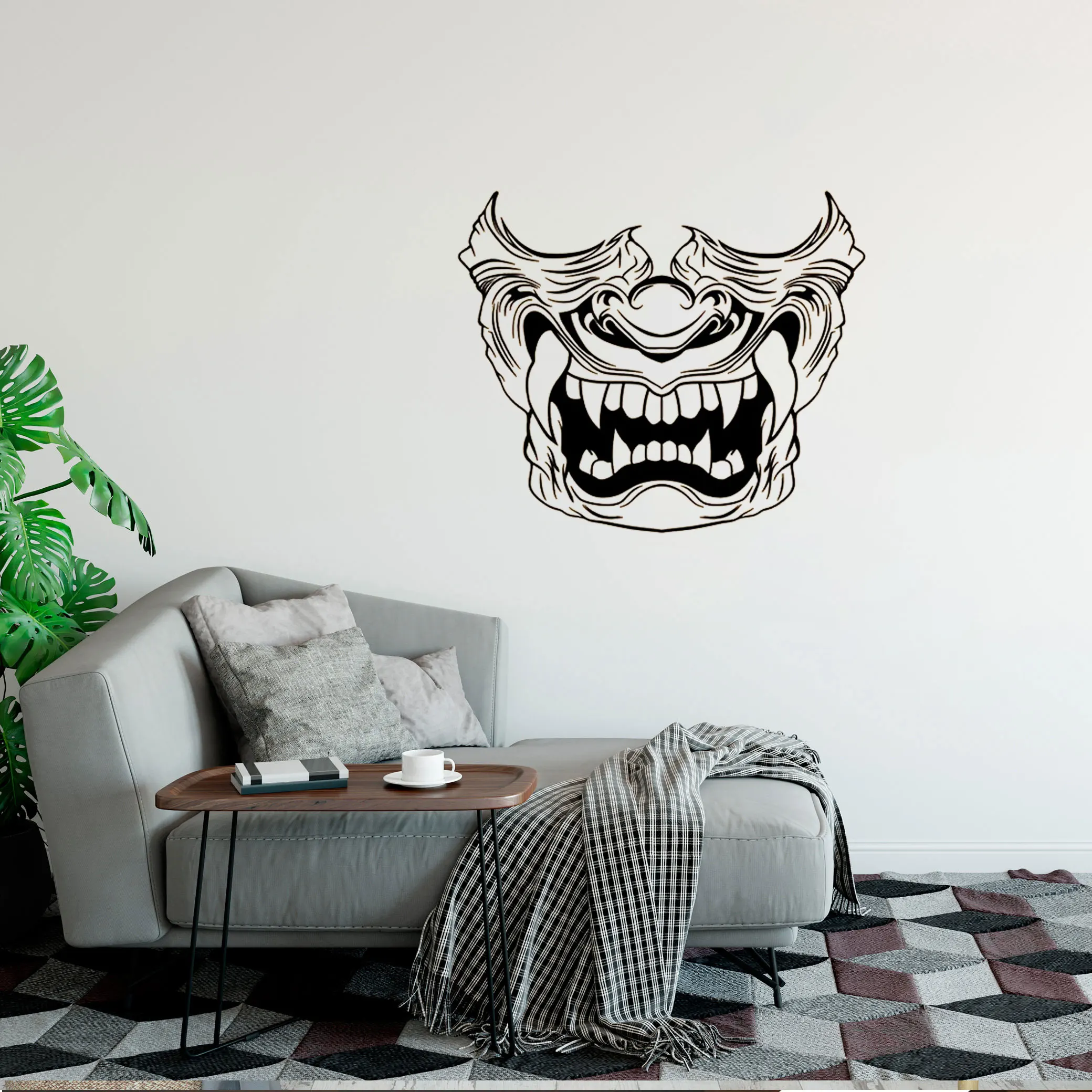 New Design Wall Stickers Demon Face Mouth Badge For Badroom Living Room Gifts Removable Wallpoof DW7728
New Design Wall Stickers Demon Face Mouth Badge For Badroom Living Room Gifts Removable Wallpoof DW7728