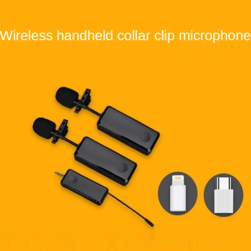 Lavalier One for Two Wireless Microphone Radio Mobile Phone Video Live Shooting Interview SLR Recording Microphone Small Mic
Lavalier One for Two Wireless Microphone Radio Mobile Phone Video Live Shooting Interview SLR Recording Microphone Small Mic