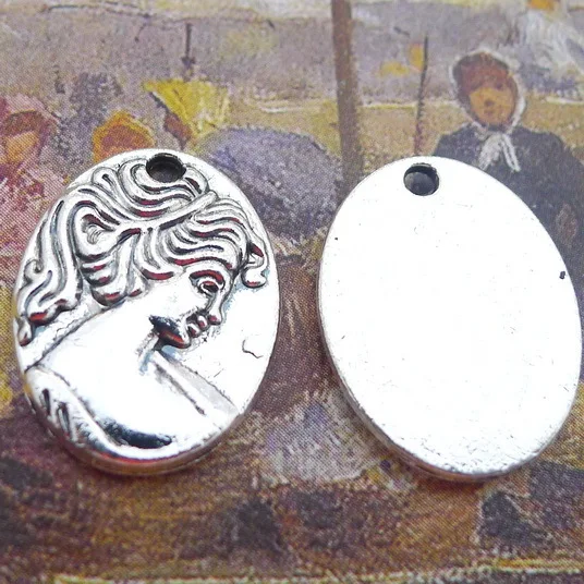 10pcs/Lot 15x19mm Antique Silver Color Oval Queen Portrait Charms Pendant For Jewelry Making DIY Jewelry Findings
10pcs/Lot 15x19mm Antique Silver Color Oval Queen Portrait Charms Pendant For Jewelry Making DIY Jewelry Findings