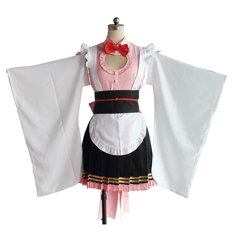 Demon Slayer: Kimetsu No Yaiba Cosplay Costume Kanroji Mitsuri Lolita Pink Kimono Maid Uniform Anime Hollow Out Dress Drop Ship
Demon Slayer: Kimetsu No Yaiba Cosplay Costume Kanroji Mitsuri Lolita Pink Kimono Maid Uniform Anime Hollow Out Dress Drop Ship