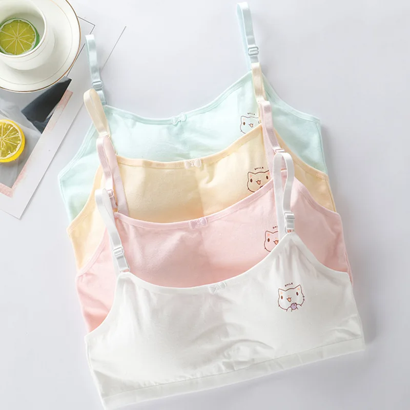 Double-deck Cotton Young Girl Bra Sport Top Training Kid Vest Student Puberty Girl Teen Underwear Children Bra for 8-18Years Old
Double-deck Cotton Young Girl Bra Sport Top Training Kid Vest Student Puberty Girl Teen Underwear Children Bra for 8-18Years Old