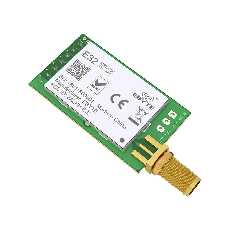 5 шт. SX1278 LoRA UART радиочастотный модуль 433 МГц 20 дБм большой диапазон 3 км приемопередатчик приемника
5 шт. SX1278 LoRA UART радиочастотный модуль 433 МГц 20 дБм большой диапазон 3 км приемопередатчик приемника