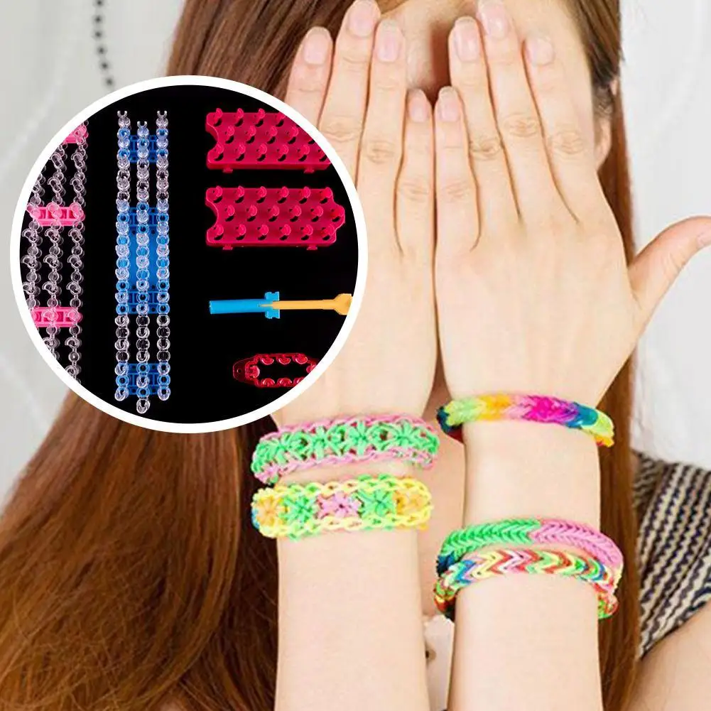Rainbow Big Knitting DIY Puzzle Handmade Plastic Bracelet Knitting Machine
Rainbow Big Knitting DIY Puzzle Handmade Plastic Bracelet Knitting Machine