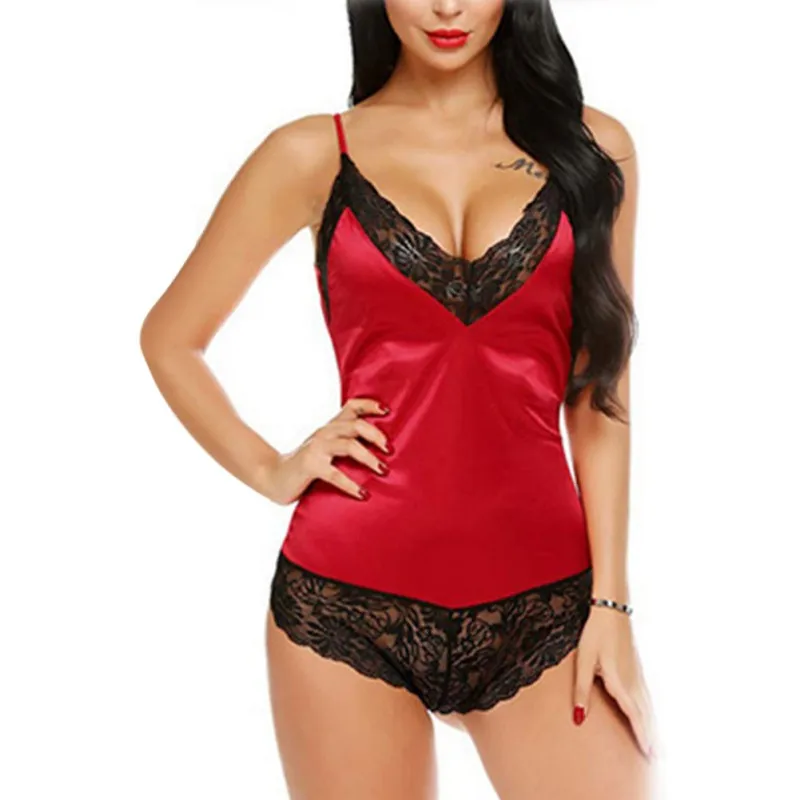 Women's Nightwear Female Summer Homewear Sexy Fashionable Lace V-Neck Sleeveless Ice Silk Sling Pajamas Sleepwear
Women's Nightwear Female Summer Homewear Sexy Fashionable Lace V-Neck Sleeveless Ice Silk Sling Pajamas Sleepwear