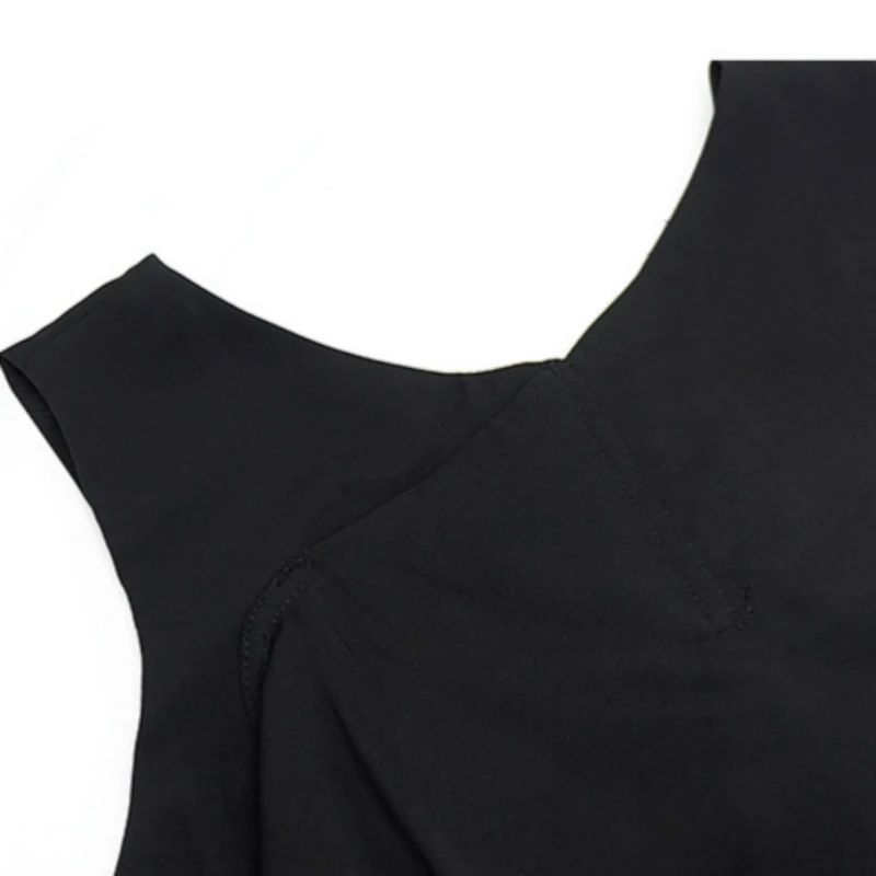 Black Vest Dress Irregular Cut Layered Thin Double Purpose Summer New Women Non-Mainstream Design with Fake Pockets Fashion Tide
Black Vest Dress Irregular Cut Layered Thin Double Purpose Summer New Women Non-Mainstream Design with Fake Pockets Fashion Tide
