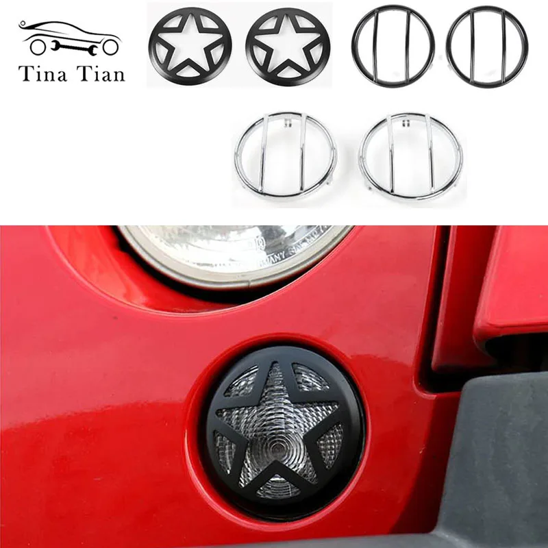 Fit for Jeep 07-17 JK Wrangler car Accessories Front Signal Lamp Cover Turn Light Guard Car Styling Auto parts
Fit for Jeep 07-17 JK Wrangler car Accessories Front Signal Lamp Cover Turn Light Guard Car Styling Auto parts