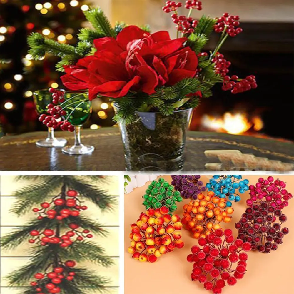 40 Heads Artificial Frosted Holly Berry Flowers Fruit Home Wedding Party Decor Christmas Tree Decoration DIY Craft Colorful
40 Heads Artificial Frosted Holly Berry Flowers Fruit Home Wedding Party Decor Christmas Tree Decoration DIY Craft Colorful