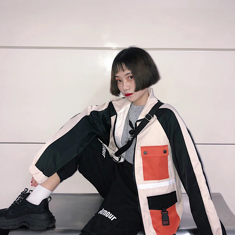 Spring 2019 New Korean Style Harajuku Loose BF Personality Multi-Pocket Stitching Contrast Color Student Jacket Coat for Men and
Spring 2019 New Korean Style Harajuku Loose BF Personality Multi-Pocket Stitching Contrast Color Student Jacket Coat for Men and