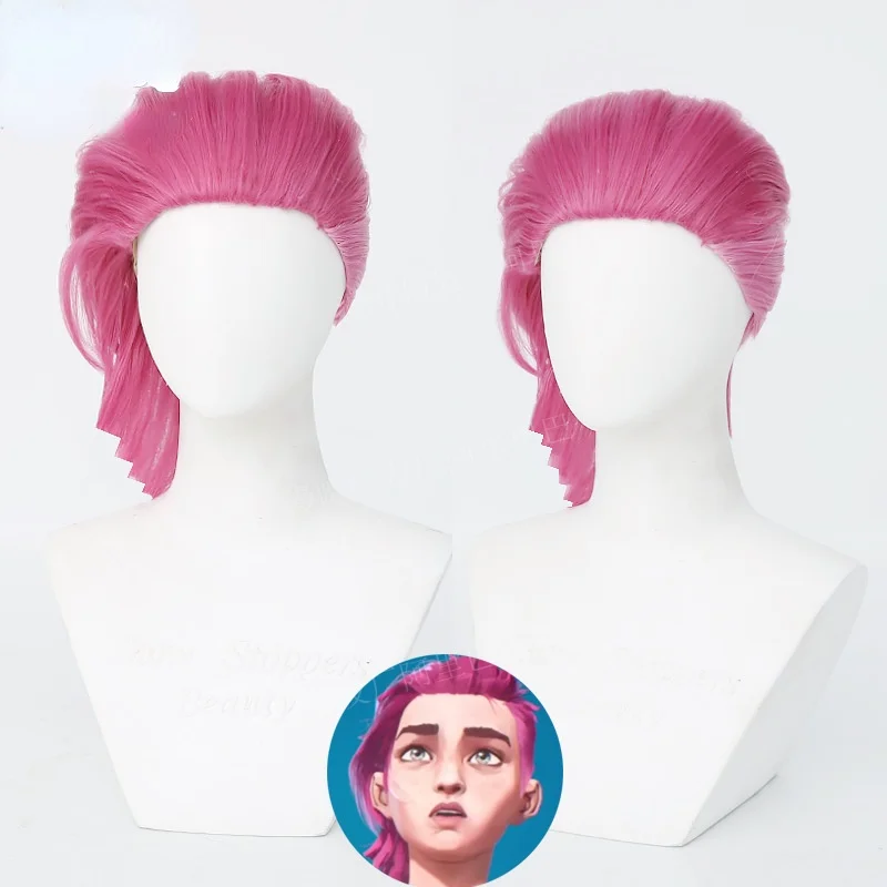 LOL Vi Cosplay Wig the Piltover Enforcer VI Cosplay Arcane Short Wig Heat Resistant Synthetic Hair Halloween Carnival Role Play
LOL Vi Cosplay Wig the Piltover Enforcer VI Cosplay Arcane Short Wig Heat Resistant Synthetic Hair Halloween Carnival Role Play
