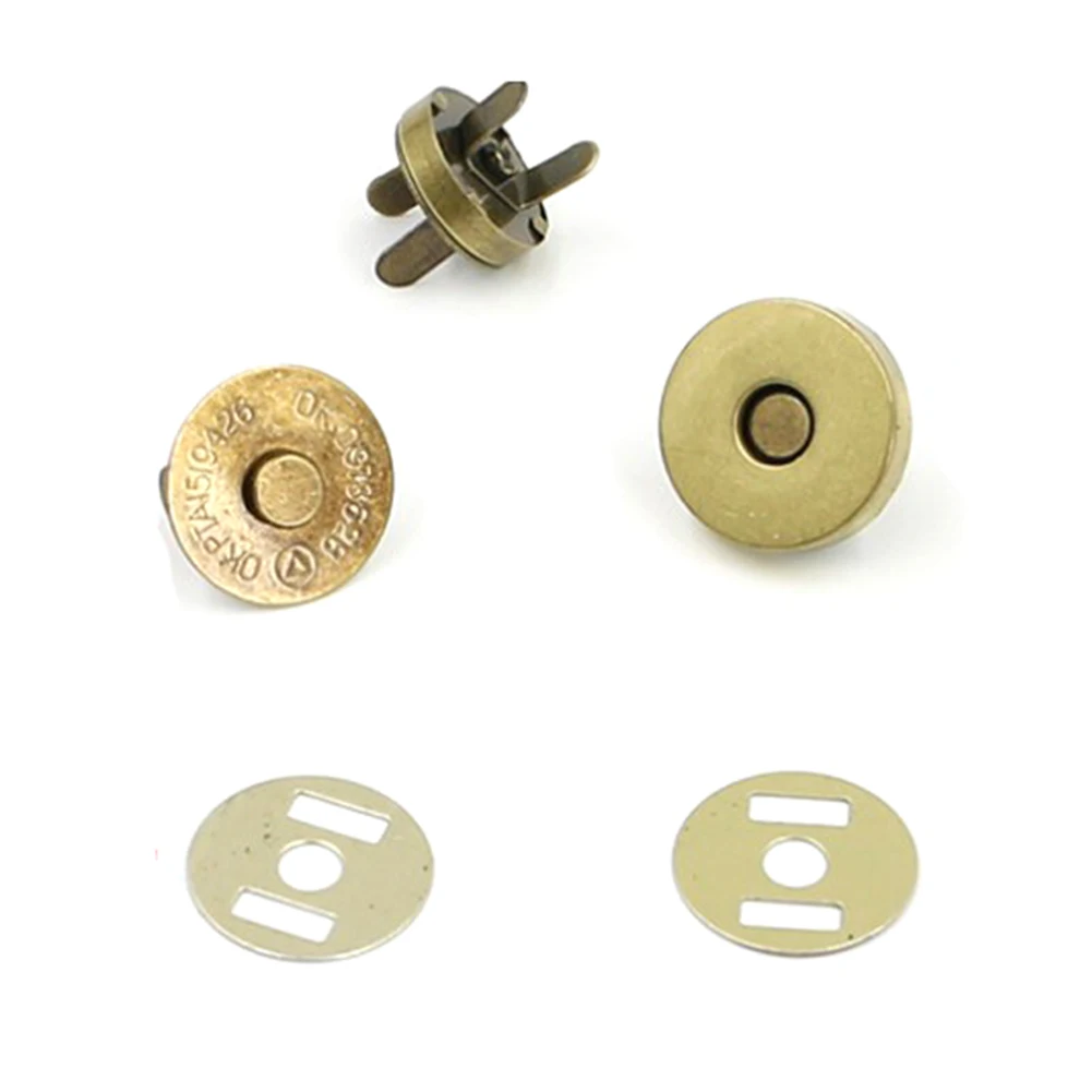 Metal Magnetic Snap Fasteners Clasps Buttons Handbag Purse Wallet Craft Bags Parts Accessories 15mm 18mm Automatic Adsorption
Metal Magnetic Snap Fasteners Clasps Buttons Handbag Purse Wallet Craft Bags Parts Accessories 15mm 18mm Automatic Adsorption