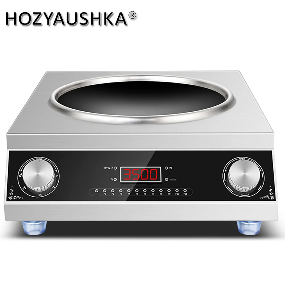 HOZYAUSHKA single-head 3500W high-power induction cooker stainless steel body Infineon chip dual-knob control QN-3501/QN-3503
HOZYAUSHKA single-head 3500W high-power induction cooker stainless steel body Infineon chip dual-knob control QN-3501/QN-3503