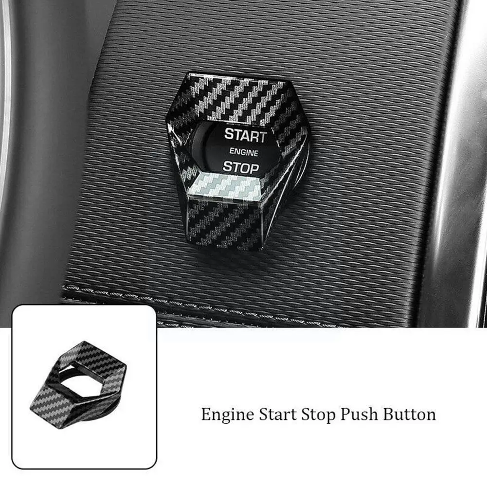 Car ignition switch protective cover metal sticker Universal fiber carbon start decoration stop button engine A9H2
Car ignition switch protective cover metal sticker Universal fiber carbon start decoration stop button engine A9H2