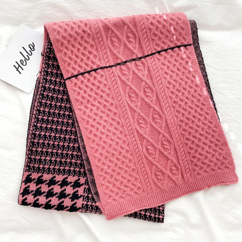 Thick Warm Knitted Scarf Women Winter 2020 Luxury Brand Wool Scarf Female Plaid Scarves Shawls Blanket Scarfs Pashmina 
Thick Warm Knitted Scarf Women Winter 2020 Luxury Brand Wool Scarf Female Plaid Scarves Shawls Blanket Scarfs Pashmina