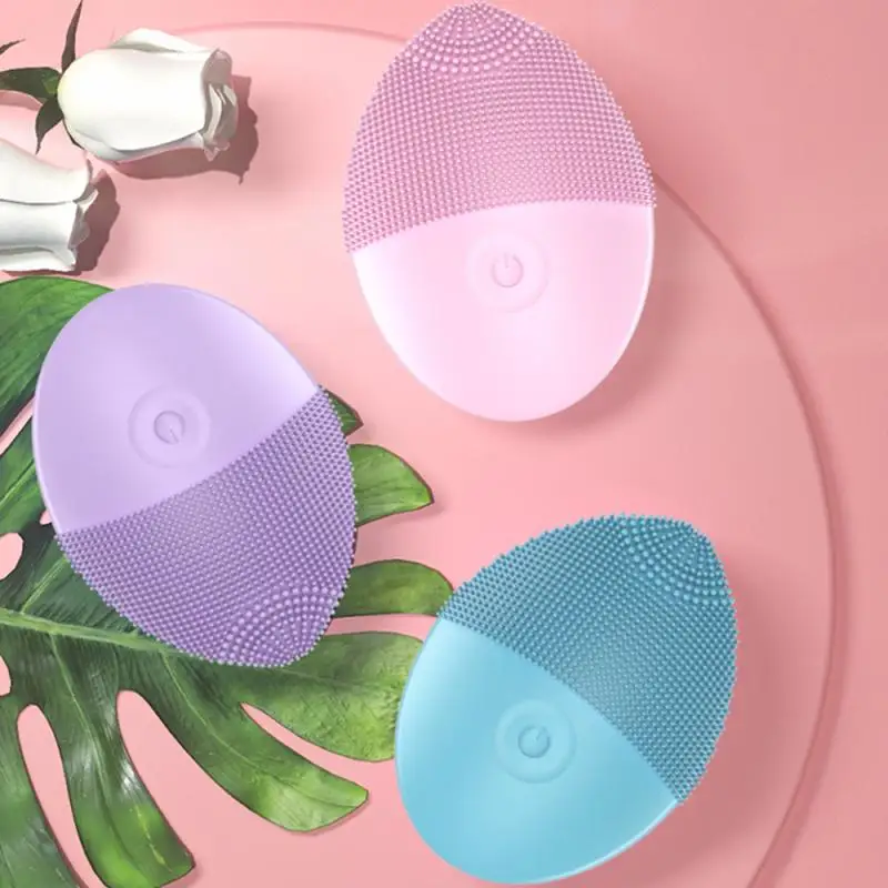 Electric silicone cleansing instrument cleaning pores Washing brush cleansing beauty instrument introducer (pink)
Electric silicone cleansing instrument cleaning pores Washing brush cleansing beauty instrument introducer (pink)