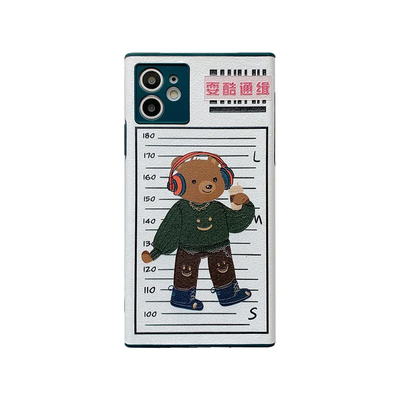 Retro Painting Funny Bear Life Enjoy phone case for iPhone 12 11 Pro Max Mini X XR 7 8p Anti-Fall back cover White Green
Retro Painting Funny Bear Life Enjoy phone case for iPhone 12 11 Pro Max Mini X XR 7 8p Anti-Fall back cover White Green
