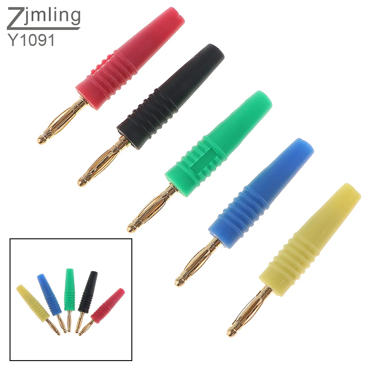 5pcs Audio Speaker Screw Banana Plugs Connectors 2mm Gold Plate Integration Type and Lantern Head for Power Supply Output
5pcs Audio Speaker Screw Banana Plugs Connectors 2mm Gold Plate Integration Type and Lantern Head for Power Supply Output