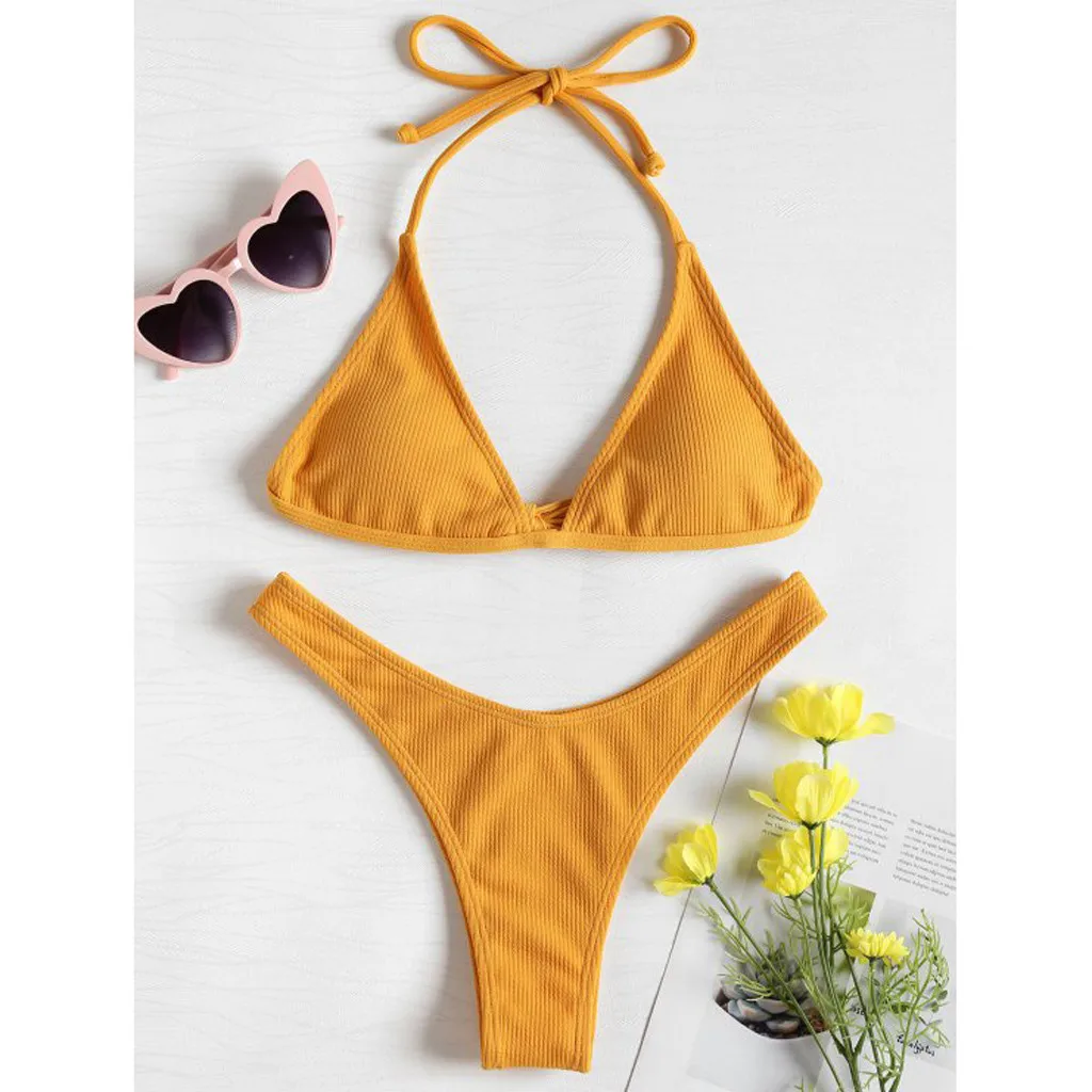 Brazilian Swimsuit Women Sexy Bikini Set Push-up Padded Bra Thong Two Pieces Swimwear Beachwear Bathing Suit Femme &
Brazilian Swimsuit Women Sexy Bikini Set Push-up Padded Bra Thong Two Pieces Swimwear Beachwear Bathing Suit Femme &