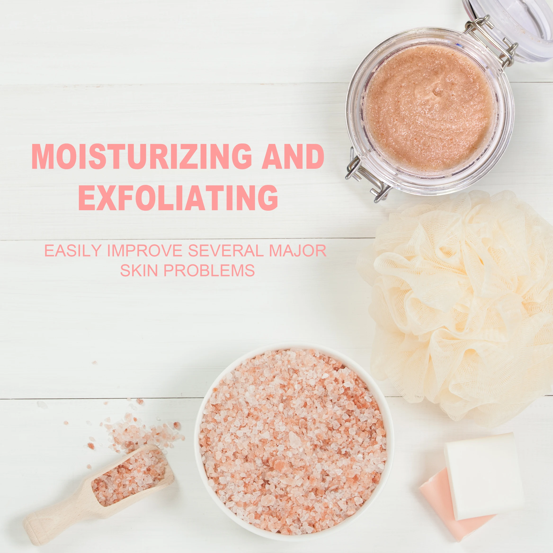 Himalayan Salt Body Scrub Deep Cleansing Ultra-hydrating Skin Care Frosted Cream 250g
Himalayan Salt Body Scrub Deep Cleansing Ultra-hydrating Skin Care Frosted Cream 250g