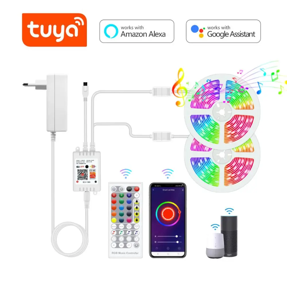 Светодиодная лента для умного дома Alexa Tuya, лампа для светильников «сделай сам», RGB RGBW, с дистанционным управлением голосом и Wi-Fi, работает с ...
Светодиодная лента для умного дома Alexa Tuya, лампа для светильников «сделай сам», RGB RGBW, с дистанционным управлением голосом и Wi-Fi, работает с ...