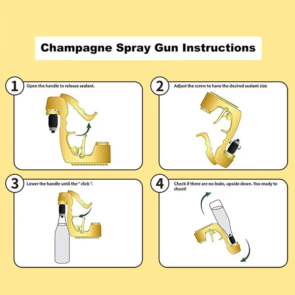 Champagne Wine Sprayer Squirt Gun Bottle Beer Ejector Feeding Vacuum Stopper Shoot Drinking Party Club Bottle Cap Wine Stopper
Champagne Wine Sprayer Squirt Gun Bottle Beer Ejector Feeding Vacuum Stopper Shoot Drinking Party Club Bottle Cap Wine Stopper
