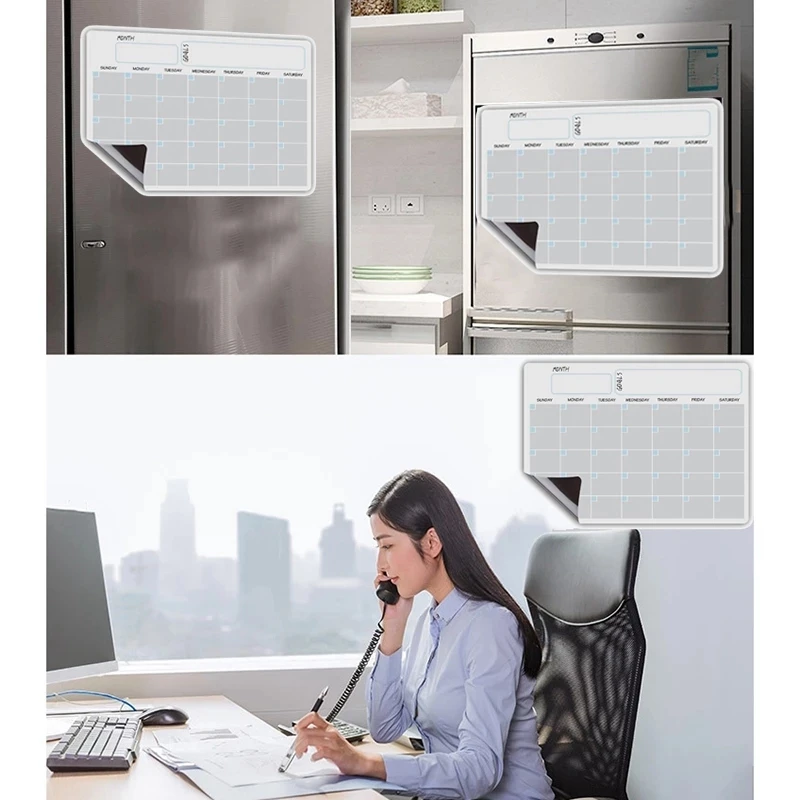 A3 Magnetic Whiteboard Dry Erase Calendar Set Whiteboard Weekly Planner for Refrigerator Fridge Kitchen Home
A3 Magnetic Whiteboard Dry Erase Calendar Set Whiteboard Weekly Planner for Refrigerator Fridge Kitchen Home